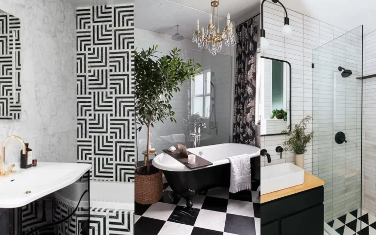 28 Black and White Bathroom Ideas I’m Obsessed With