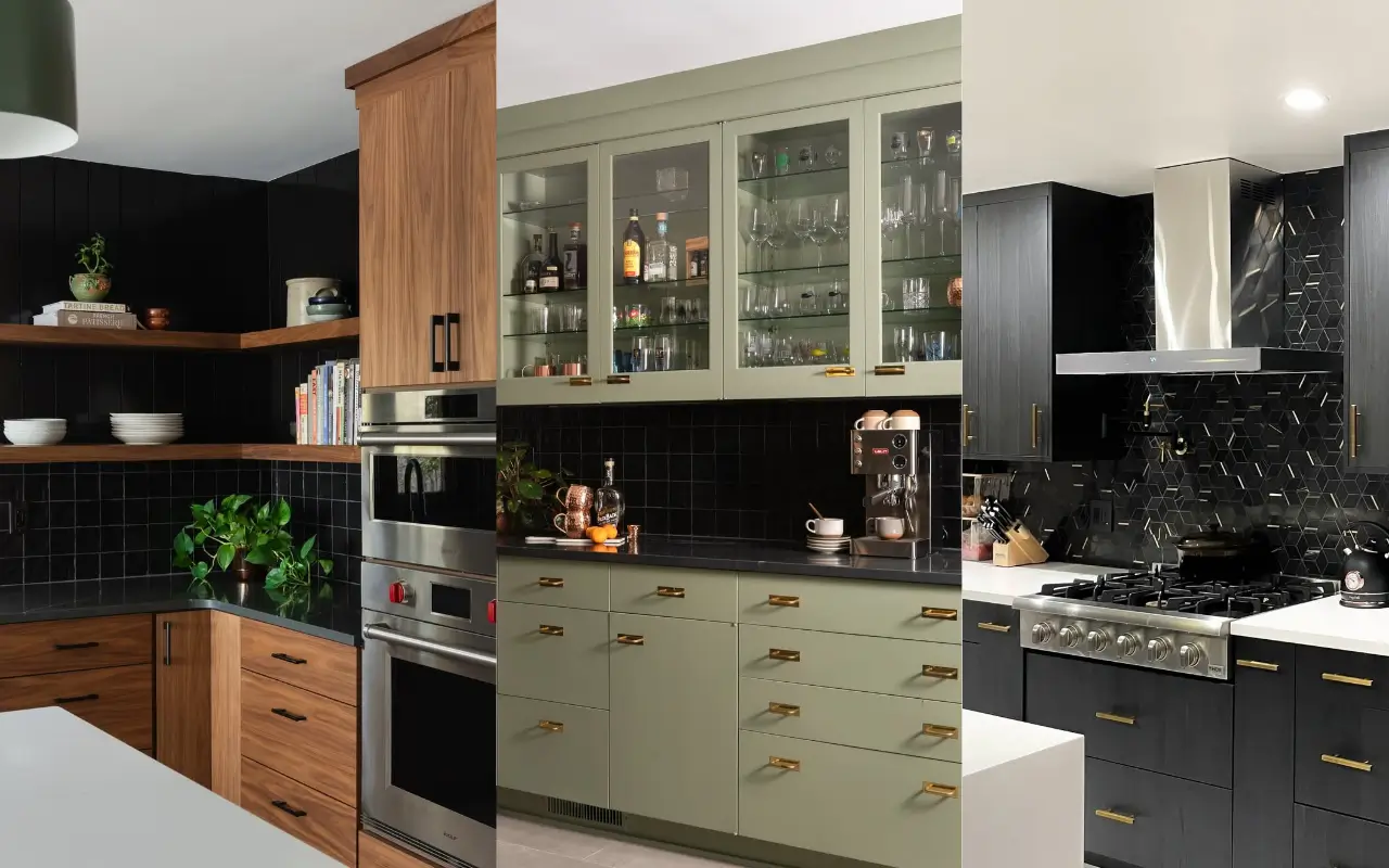 Modern Black Backsplash Ideas to Recreate on a budget