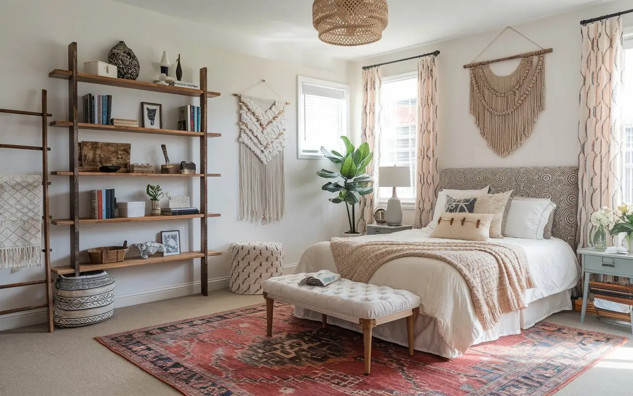 20 Earthy Boho Bedroom Decor Ideas