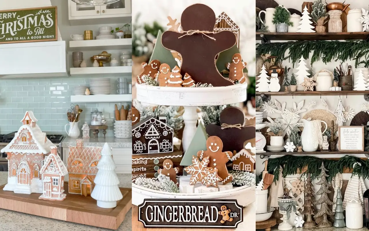 Neutral Christmas Kitchen Dรฉcor Ideas